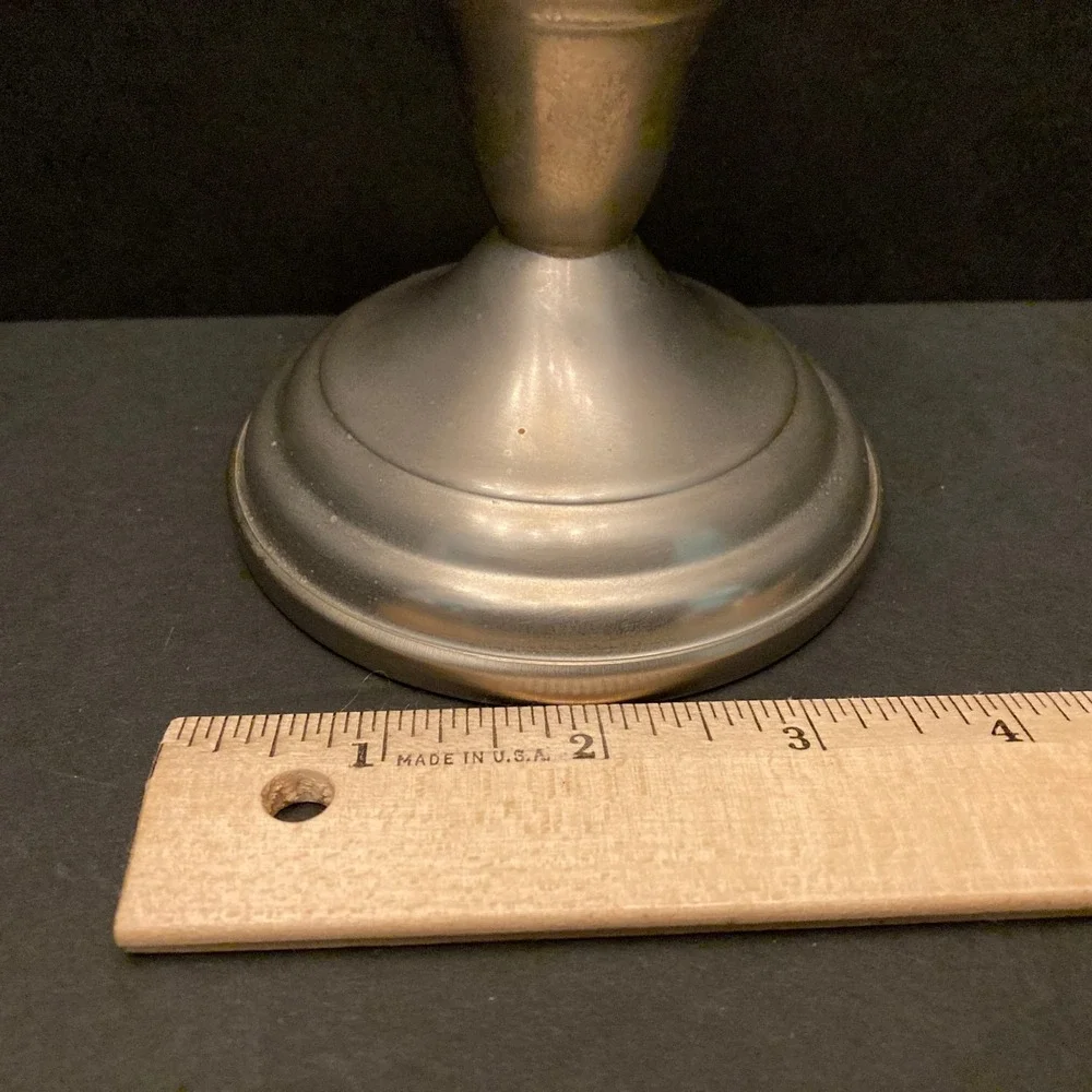 Provincetown Pewterlite Candlestick Holders Vtg‎ Convertible F.B. Rogers Taper